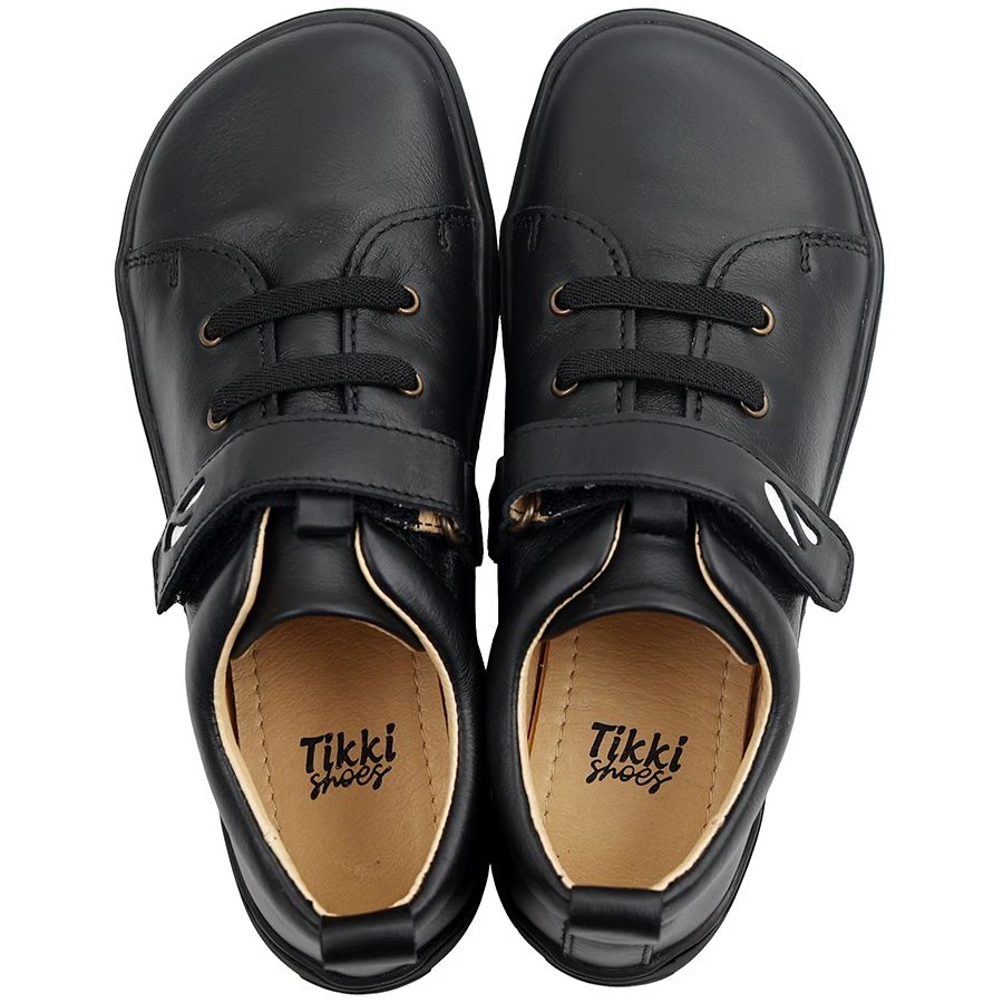 Tikki Kids Harlequin Leather Shoes All Black 5 Tikki Kids Harlequin Leather Shoes All Black - Image 5