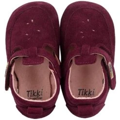 Tikki Kids Pouf Shoes Wine Suede -Fashion shoes 1z0a5568