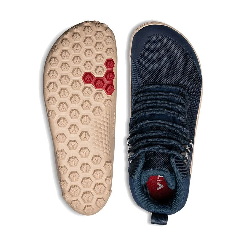 Vivobarefoot Women's Tracker Textile Boots Dress Blue 2 Vivobarefoot Women's Tracker Textile Boots Dress Blue - Image 2