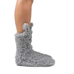 Cozy Sole Adult And Kids Slipper Socks Grey -Fashion shoes 30052 grey sleet 2