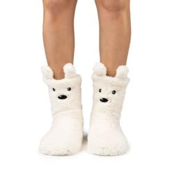Cozy Sole Adult And Kids Slipper Socks Snow -Fashion shoes 30052 snow 3