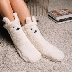 Cozy Sole Adult And Kids Slipper Socks Snow -Fashion shoes 30052 snow 6