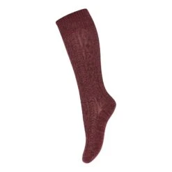 MP Denmark Heavy Knit Wally Superwash Wool Rich Socks Hot Chocolate