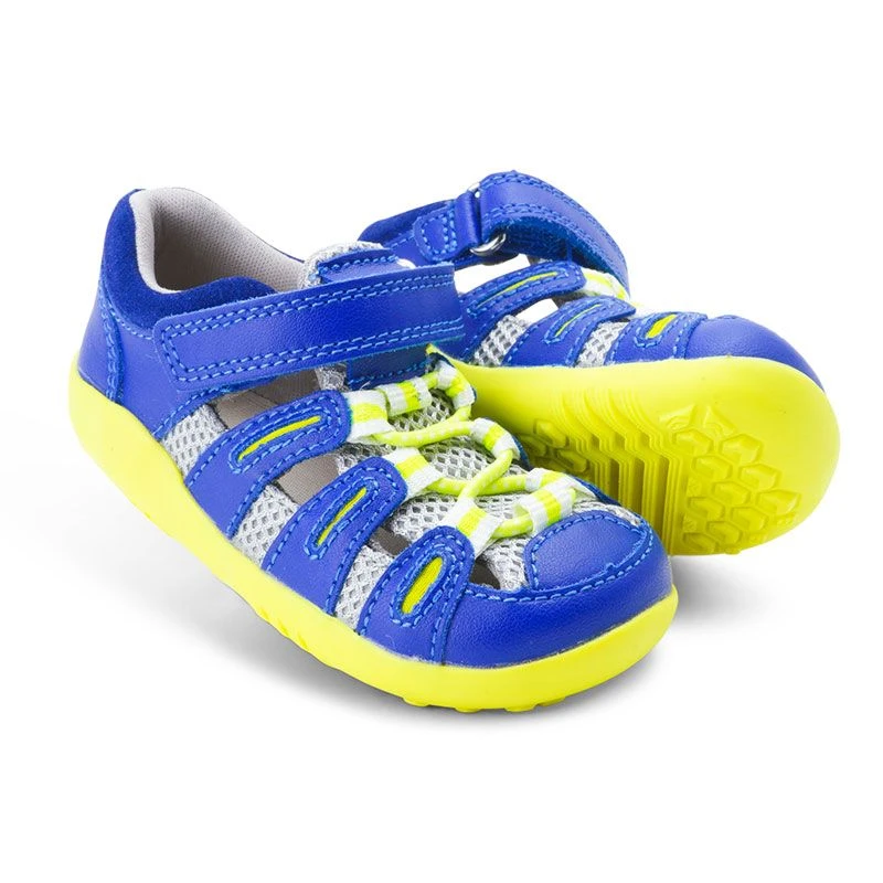 Bobux SU Summit Sandal Blueberry Neon 5 Bobux SU Summit Sandal Blueberry Neon - Image 5