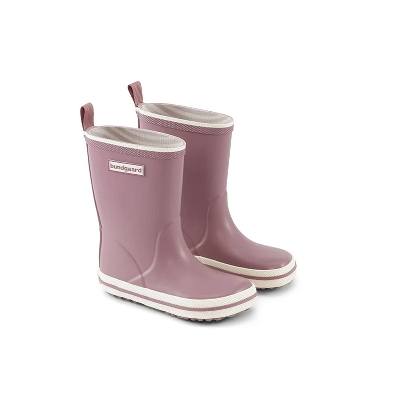 Bundgaard Kids Classic Charly High Wellingtons Dark Rose 2 Bundgaard Kids Classic Charly High Wellingtons Dark Rose - Image 2