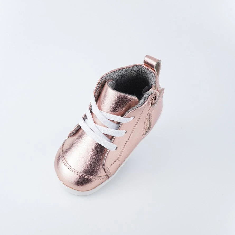 Bobux SU Alley-Oop Boot Rose Gold Metallic 4 Bobux SU Alley-Oop Boot Rose Gold Metallic - Image 4