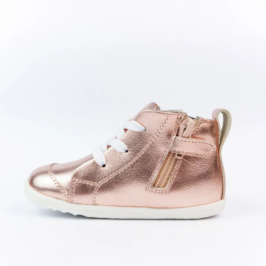 Bobux SU Alley-Oop Boot Rose Gold Metallic 3 Bobux SU Alley-Oop Boot Rose Gold Metallic - Image 3