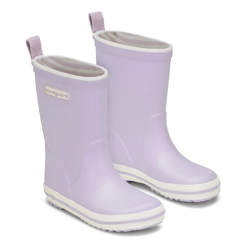 Bundgaard Kids Classic Charly High Wellingtons Dusty Lavender 2 Bundgaard Kids Classic Charly High Wellingtons Dusty Lavender - Image 2