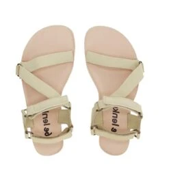 Be Lenka Ladies Flexi Sandals Beige Green -Fashion shoes flexi beige green 4