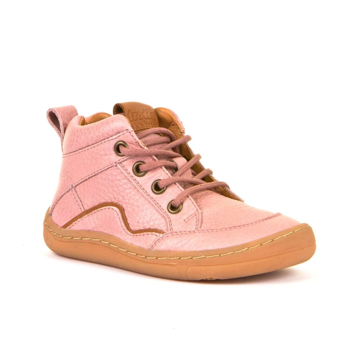 Froddo Barefoot Lace Up Boot Pink 1 Froddo Barefoot Lace Up Boot Pink