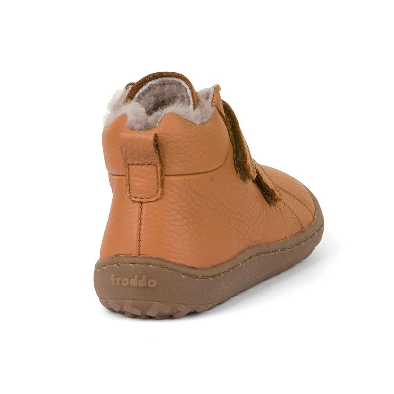 Froddo Barefoot Sheepskin Lined Boots Cognac 6 Froddo Barefoot Sheepskin Lined Boots Cognac - Image 6