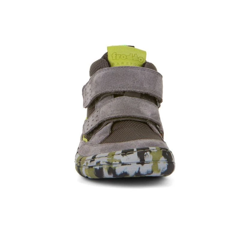 Froddo Barefoot Autumn Boots Grey Green 4 Froddo Barefoot Autumn Boots Grey Green - Image 4