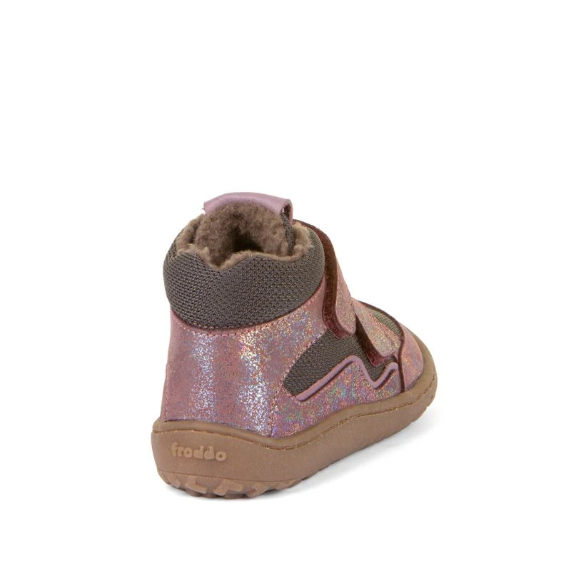 Froddo Barefoot Autumn Wool Boots Pink Shine 3 Froddo Barefoot Autumn Wool Boots Pink Shine - Image 3