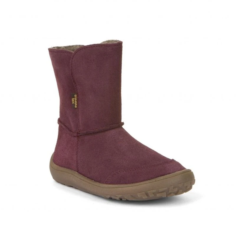 Froddo Barefoot Waterproof Suede Boots Bordeaux 1 Froddo Barefoot Waterproof Suede Boots Bordeaux