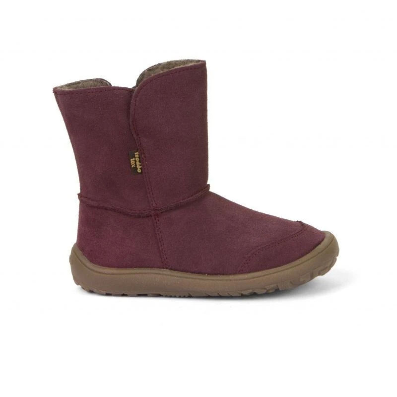 Froddo Barefoot Waterproof Suede Boots Bordeaux 2 Froddo Barefoot Waterproof Suede Boots Bordeaux - Image 2