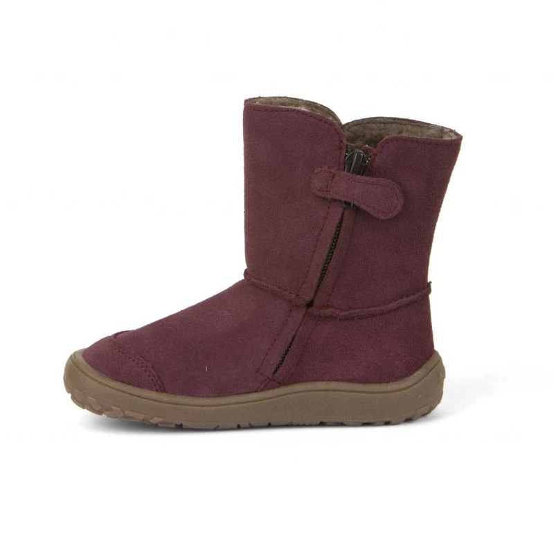 Froddo Barefoot Waterproof Suede Boots Bordeaux 3 Froddo Barefoot Waterproof Suede Boots Bordeaux - Image 3