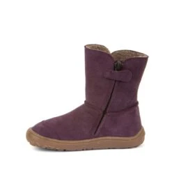 Froddo Barefoot Waterproof Suede Boots Purple 8 Froddo Barefoot Waterproof Suede Boots Purple -Fashion shoes g3160207 6 2d 0002