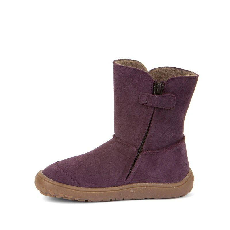Froddo Barefoot Waterproof Suede Boots Purple 4 Froddo Barefoot Waterproof Suede Boots Purple - Image 4