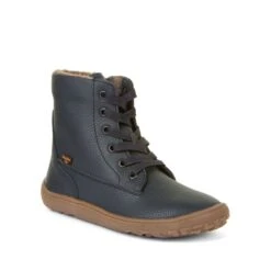 Froddo Barefoot Waterproof Lace Up Boots Dark Blue