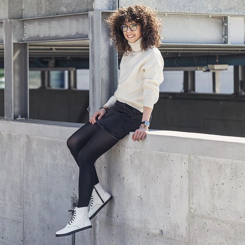 Peerko Adults Go Boots Vegan White 1 Peerko Adults Go Boots Vegan White