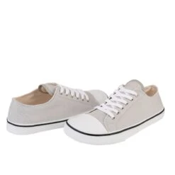 Bohempia Adults Herlik Light Grey White Wide Fit -Fashion shoes herlik grey white 3 1