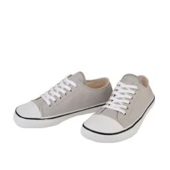 Bohempia Adults Herlik Light Grey White Wide Fit -Fashion shoes herlik grey white 4 1