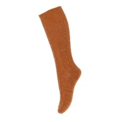 MP Denmark Heavy Knit Wally Superwash Wool Rich Socks Rust