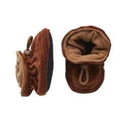 MP Denmark Velvet Booties Brown