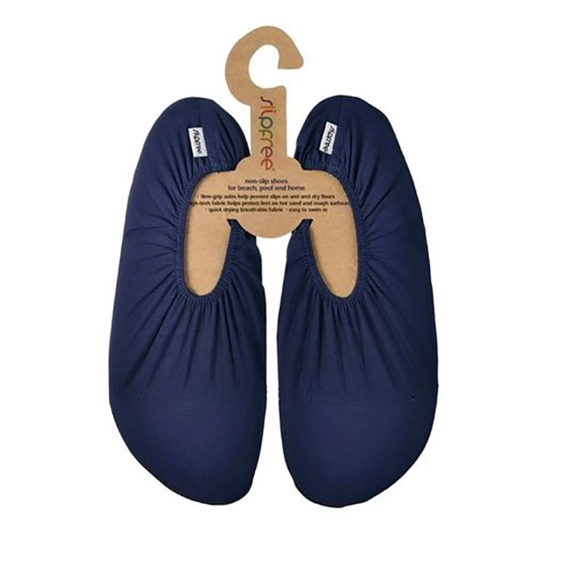Slipfree Junior Navy Pool Shoes 1 Slipfree Junior Navy Pool Shoes