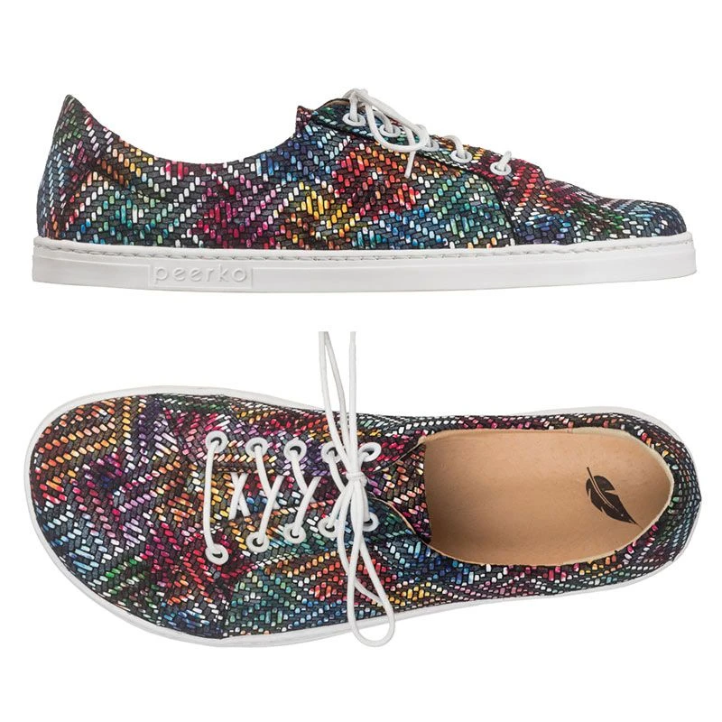 Peerko Adults Classic Leather Shoes Fun White 3 Peerko Adults Classic Leather Shoes Fun White - Image 3