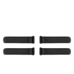 Plae Velcro Tabs Black (4 Pack)