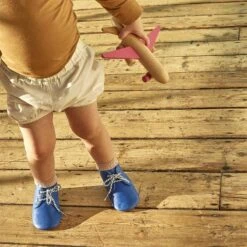 Poco Nido Blue Desert Boots 8 Poco Nido Blue Desert Boots -Fashion shoes poco nido bright blue desert boot 3