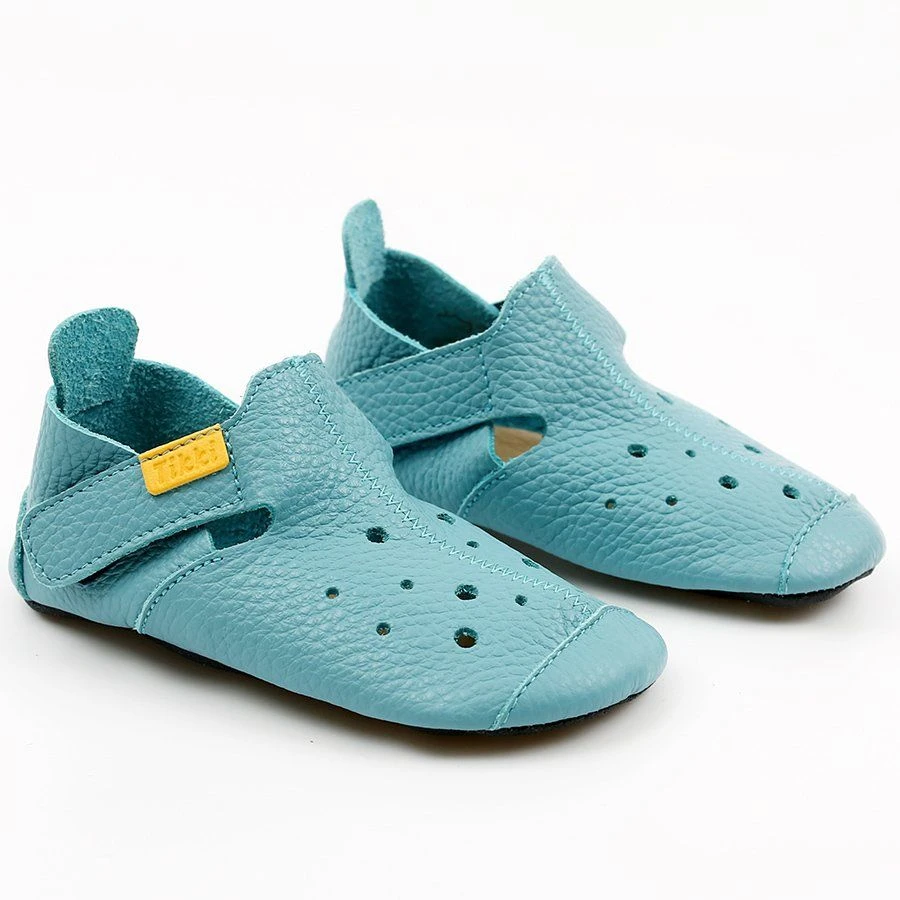 Tikki Kids Ziggy Shoes Azure Leather 1 Tikki Kids Ziggy Shoes Azure Leather