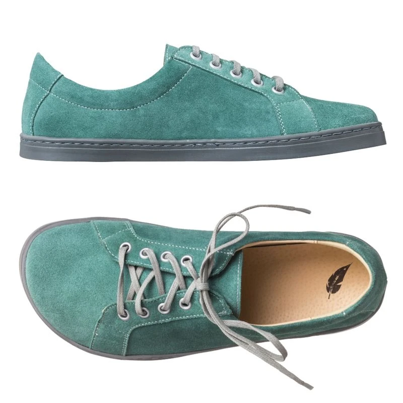 Peerko Adults Classic Leather Shoes Moss 2 Peerko Adults Classic Leather Shoes Moss - Image 2