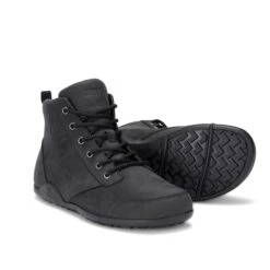 Xero Men's Denver Leather Boots Black -Fashion shoes xero black final 5