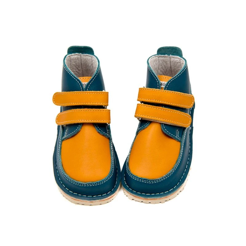 Zeazoo Kids Fox Boots Blue Camel 2 Zeazoo Kids Fox Boots Blue Camel - Image 2