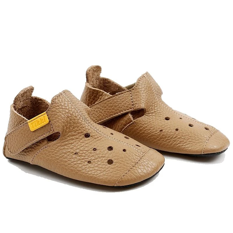 Tikki Kids Ziggy Shoes Ecru Leather 1 Tikki Kids Ziggy Shoes Ecru Leather
